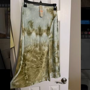 Gianni Bini tye dye midi skirt